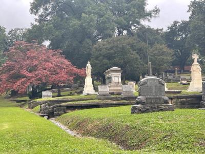 Oak Hill Cemetery with Dogwoods