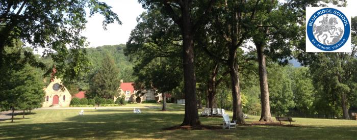 Blue Ridge School front lawn