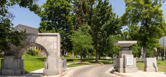 Cemetery Entrance