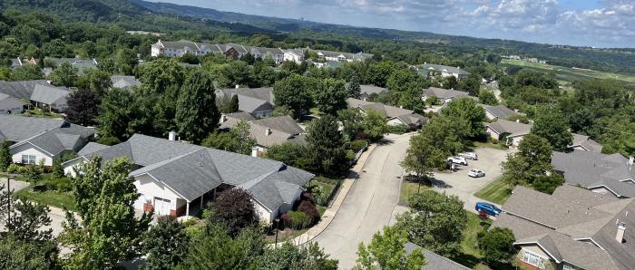 aerial view