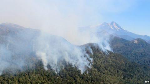 Chile forest fire Chile forest fire