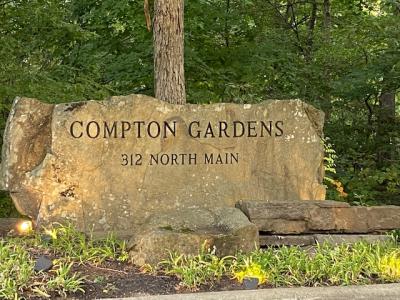 Compton Gardens sign