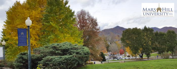 Mars Hill University Arboretum autumn trees